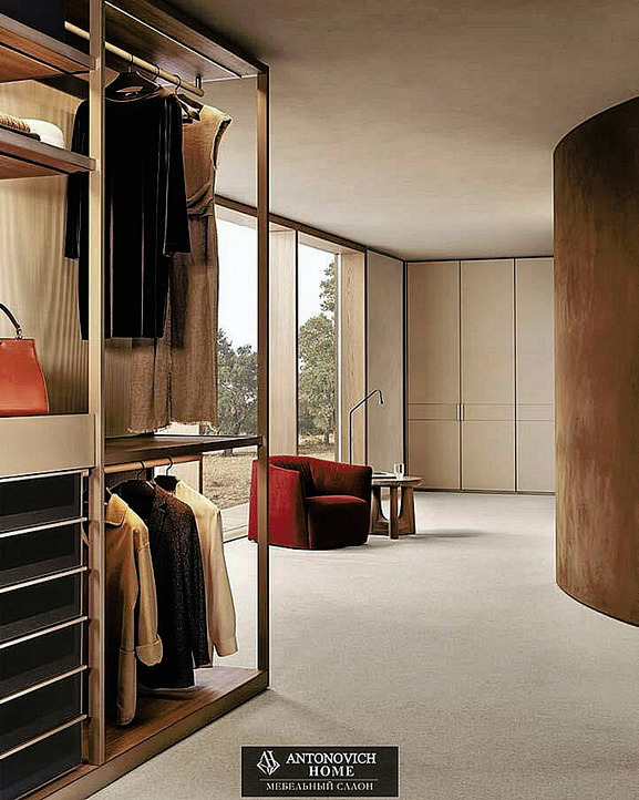 Poliform Senzafine Walk-In Wardrobe System, view 6
