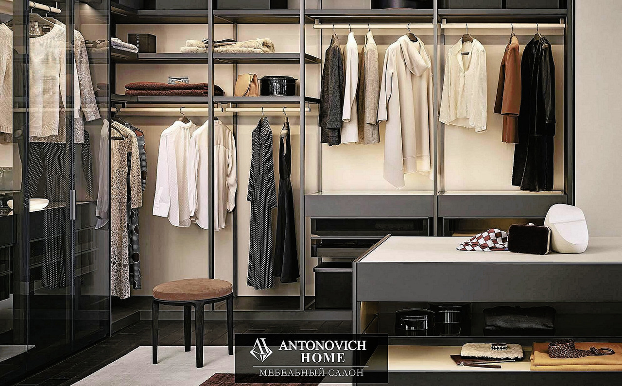 Poliform Senzafine Walk-In Wardrobe System, view 9
