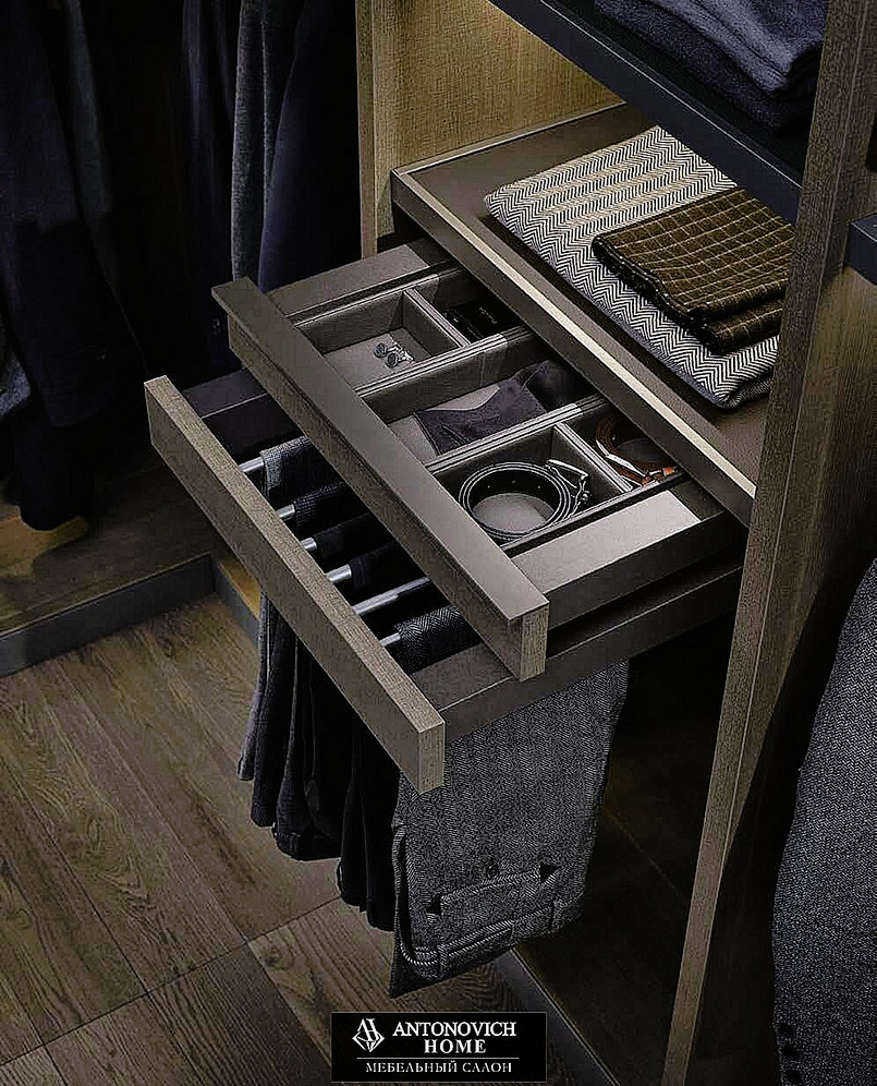 Poliform Senzafine Walk-In Wardrobe System, view 15