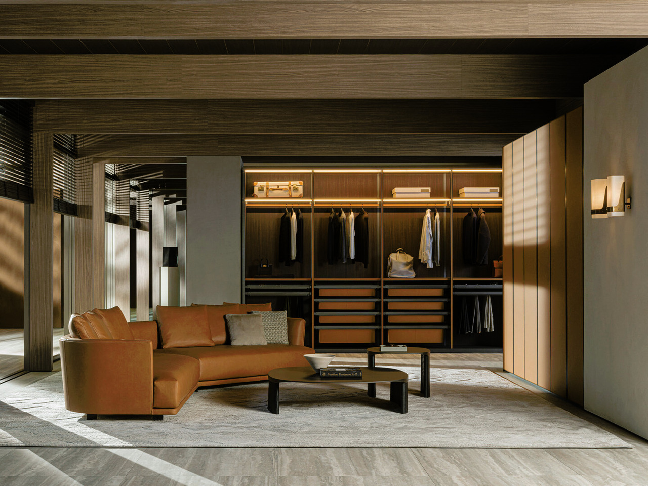 Molteni Group Gliss Master Walk-In Wardrobe