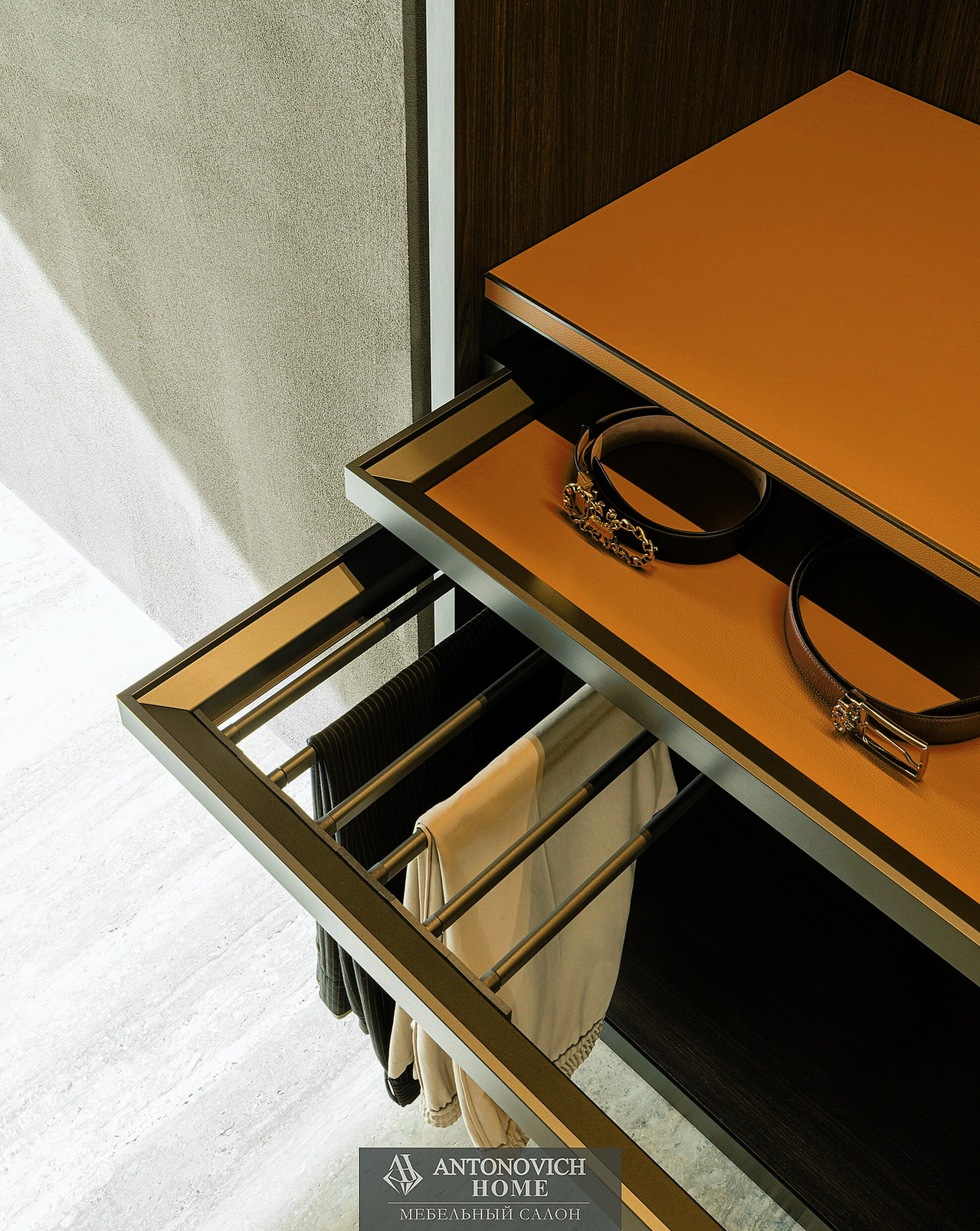 Molteni Group Gliss Master Walk-In Wardrobe, view 7