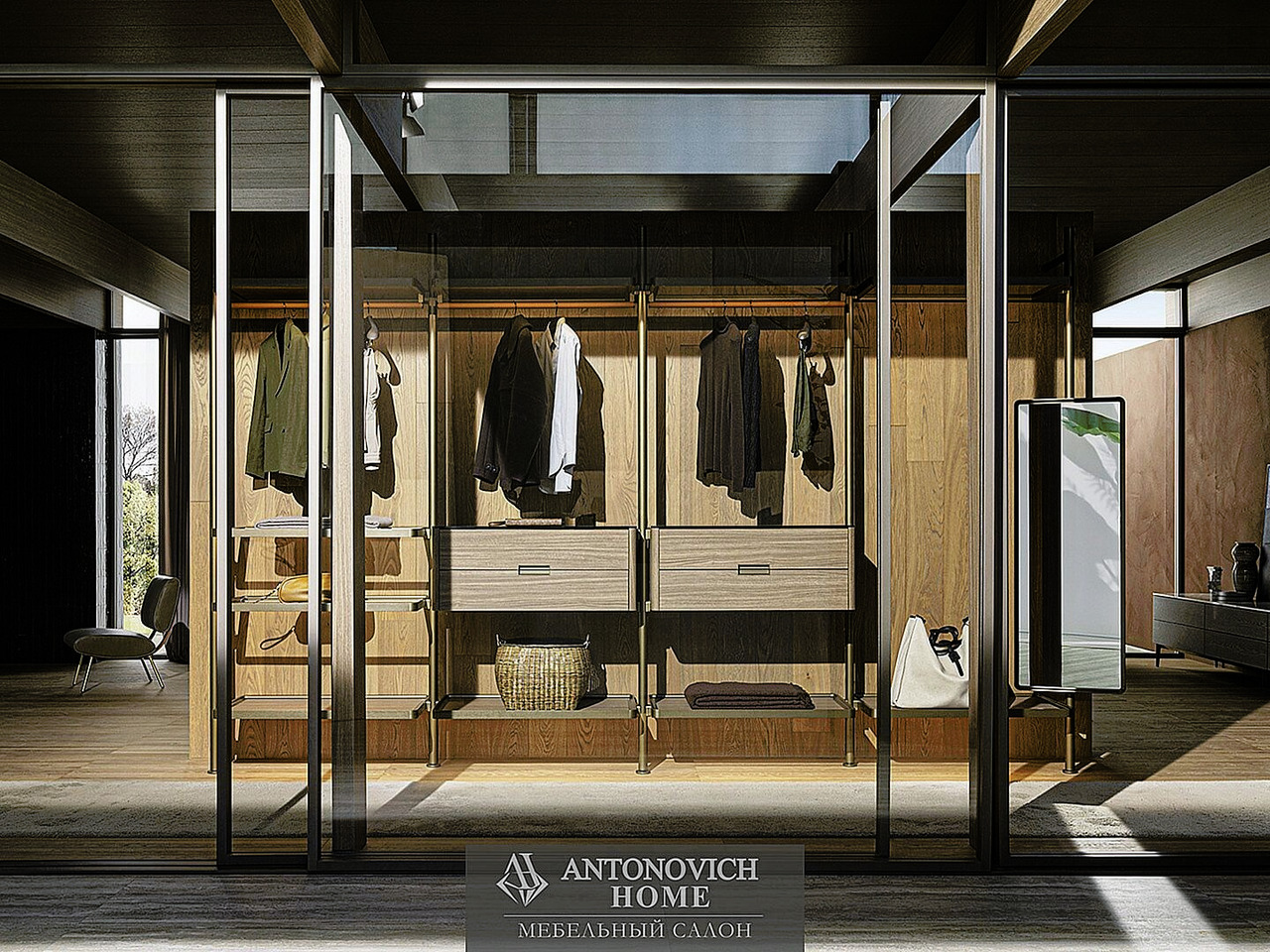 Molteni Group Hector Night Wardrobe System, view 2