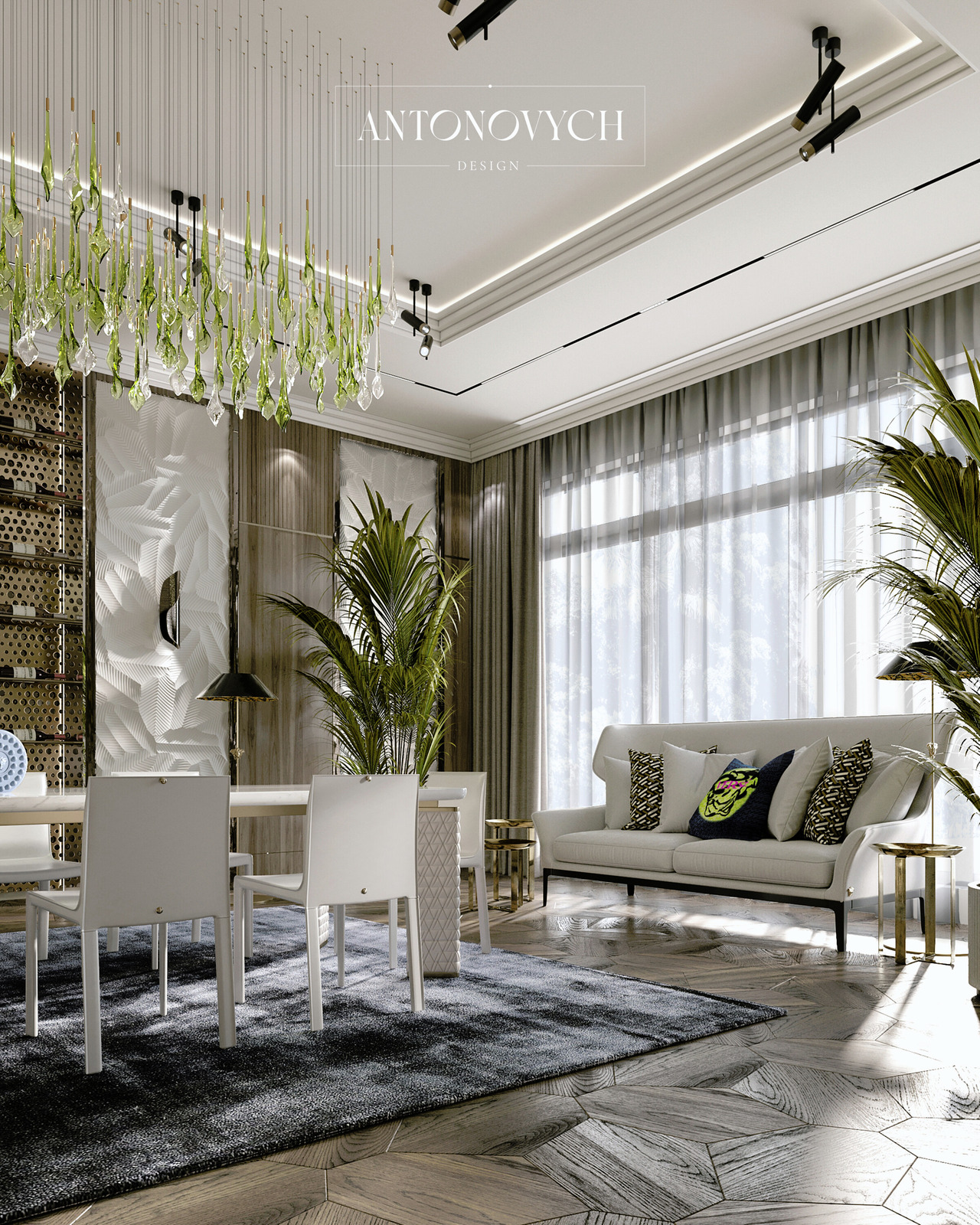Versace Home Stiletto Upholstered Furniture, view 11