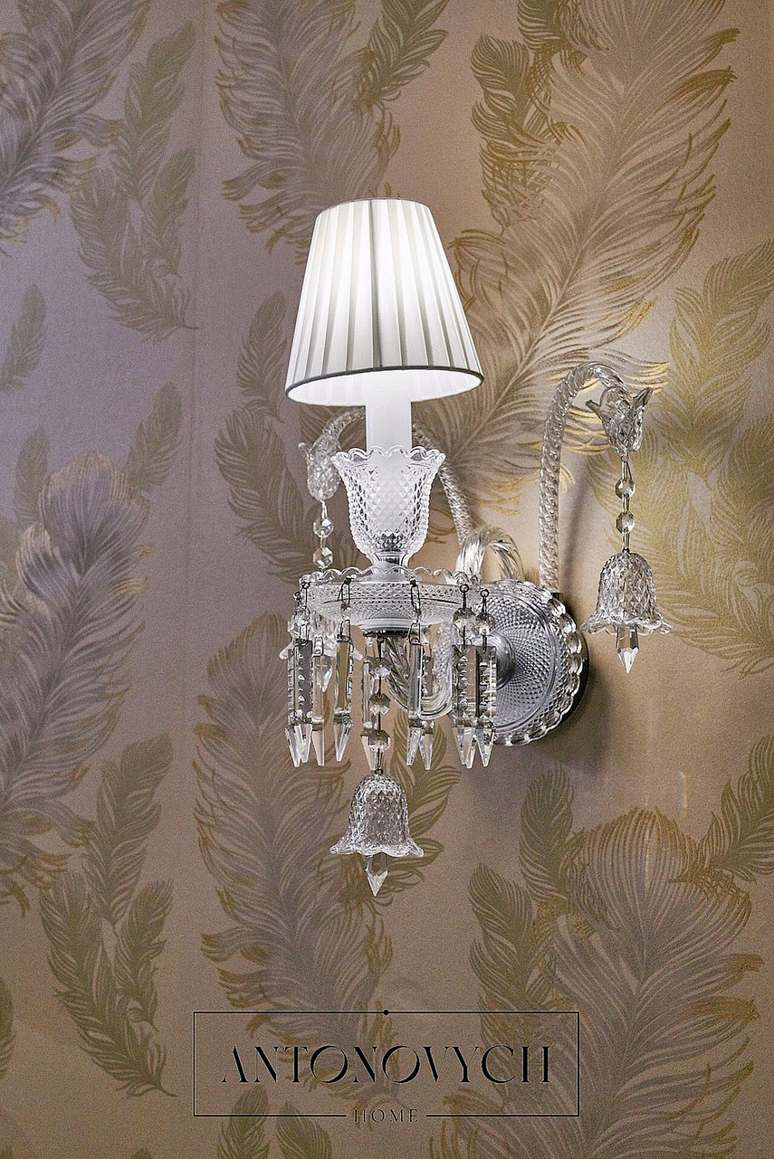 Crystal Wall Lights with Shades, view 5