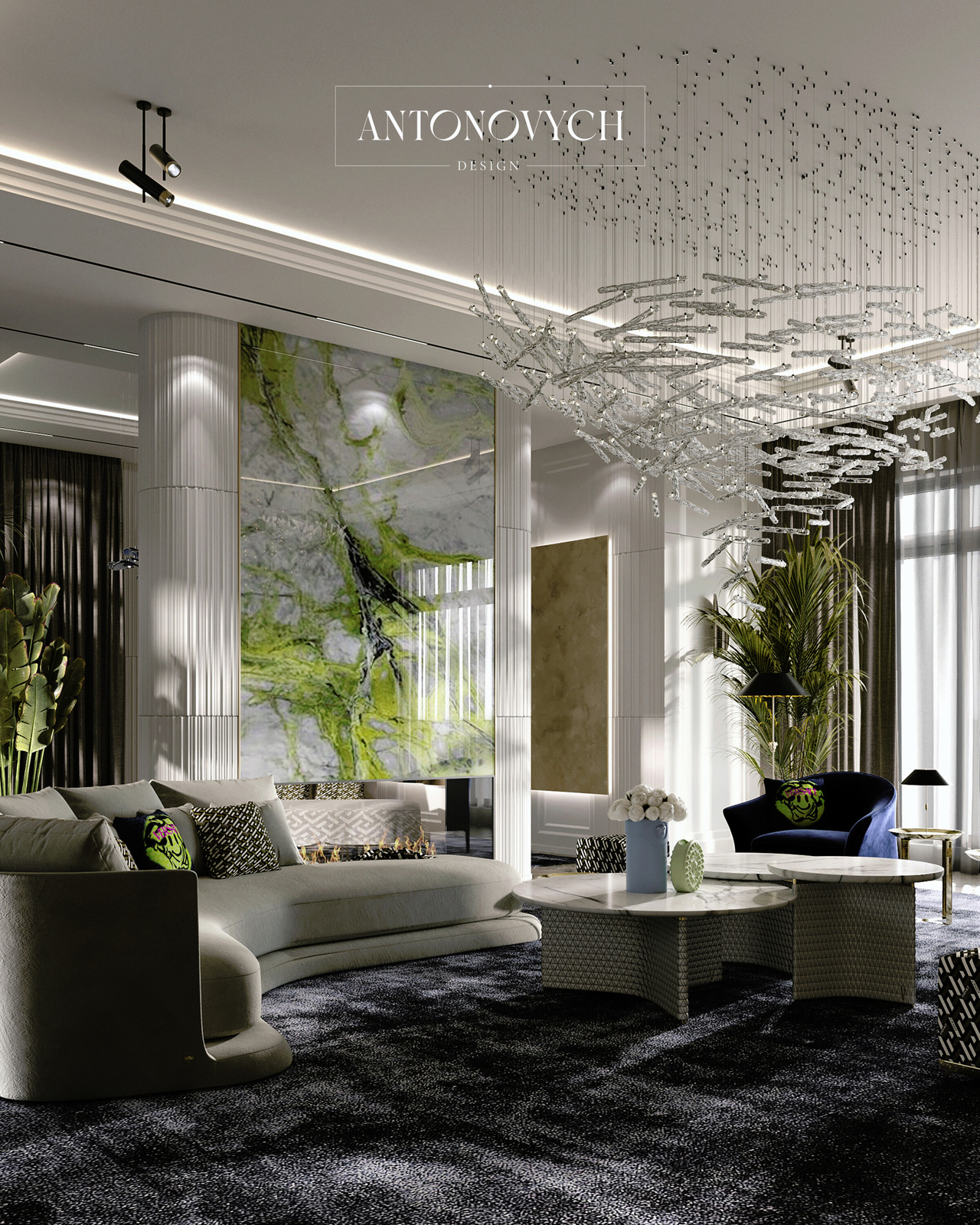 Versace Home V21 Signature Sectional Sofa, view 6