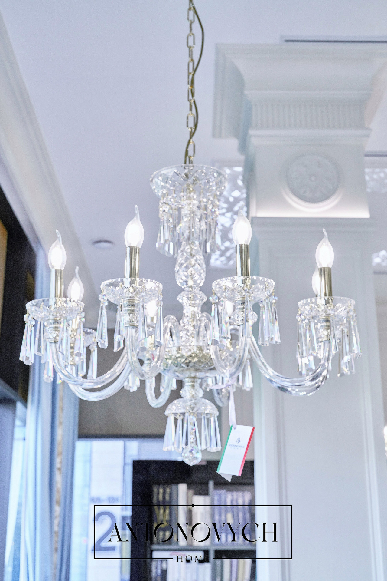 Iris Cristal Crystal Chandelier 1, view 2