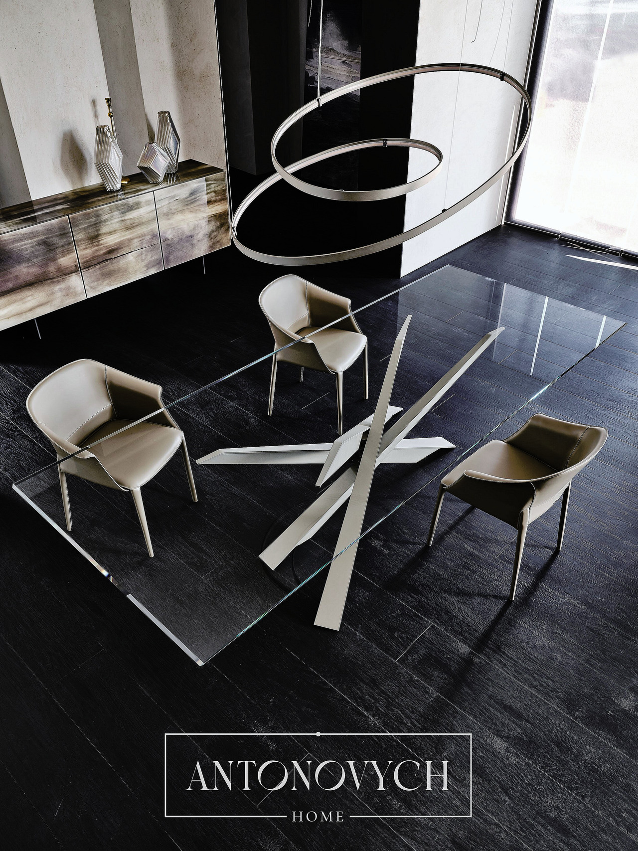 Cattelan Italia Lancer Dining Table, view 2