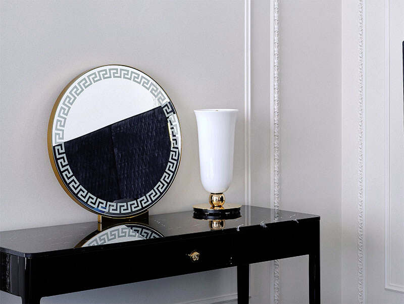Versace Home Goddess Floor Lamp and Table Lamp