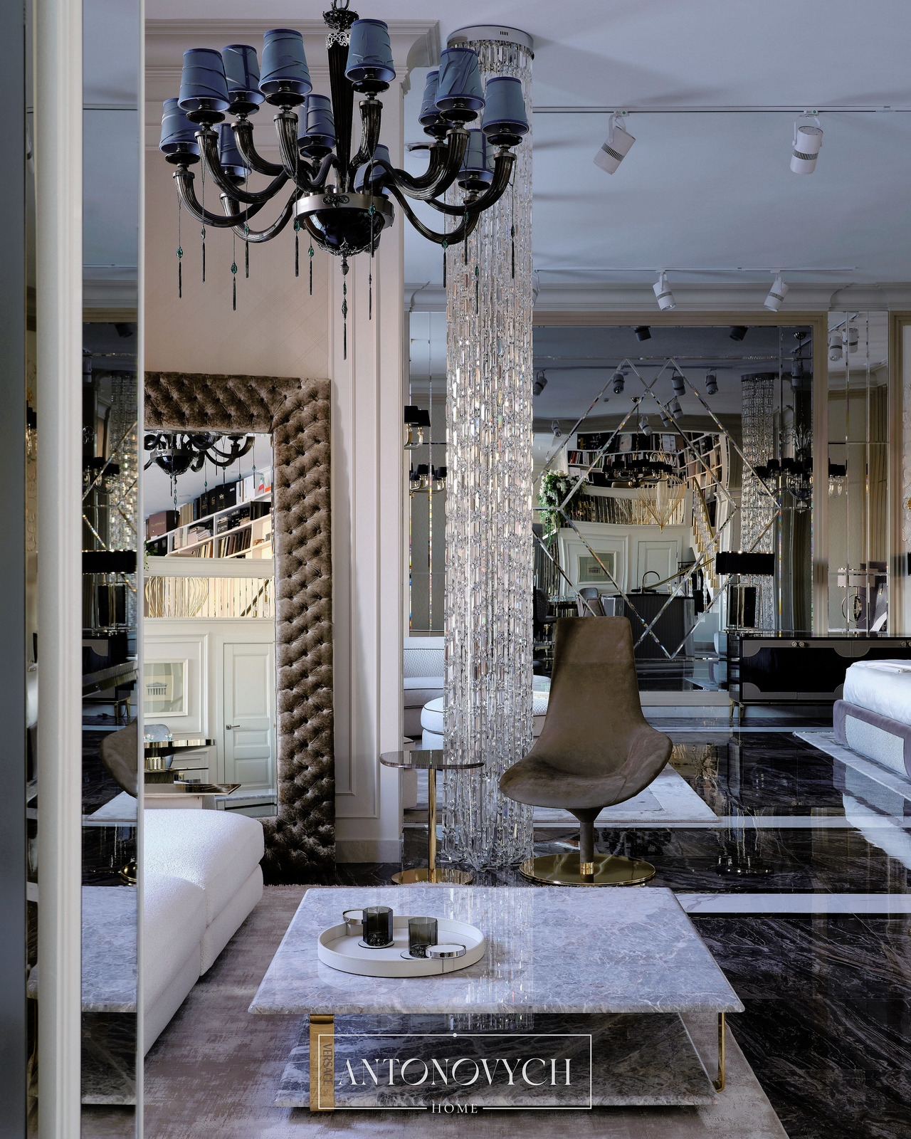 Versace Home Mirror and Coffee Table, view 3