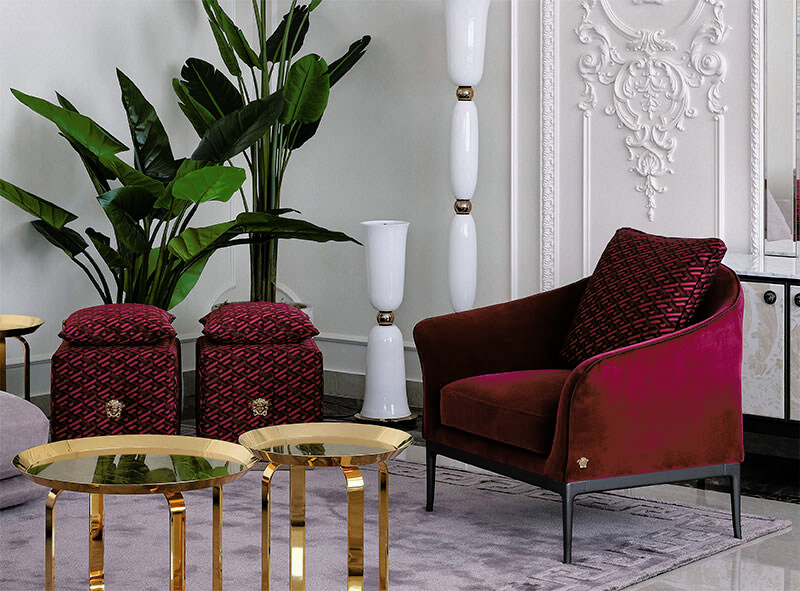 Versace Home Goddess Floor Lamp and Table Lamp, view 3
