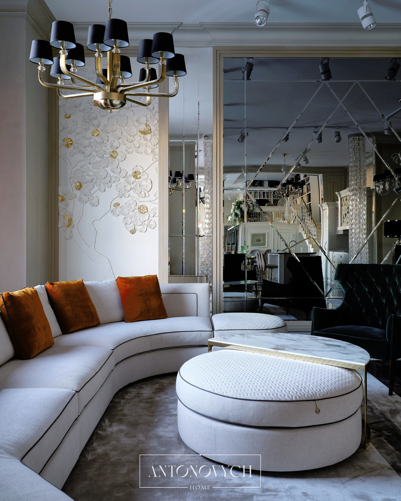 Vittoria Frigerio Piola Bergere Armchair, view 2