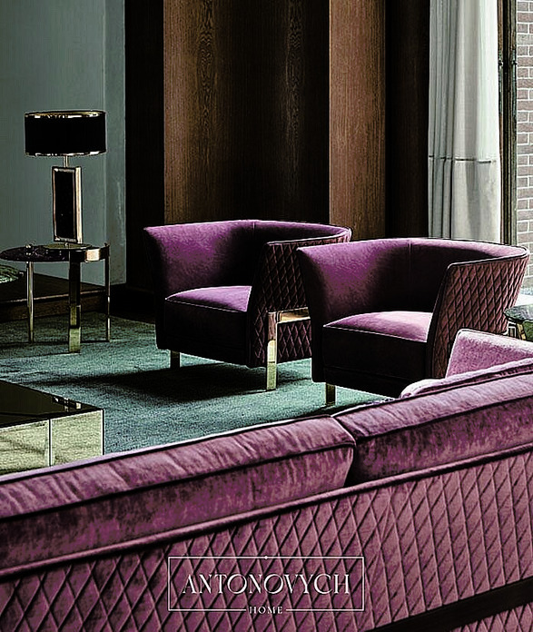 Angelo Cappellini Opera Contemporary Cosmo Living Room, view 12