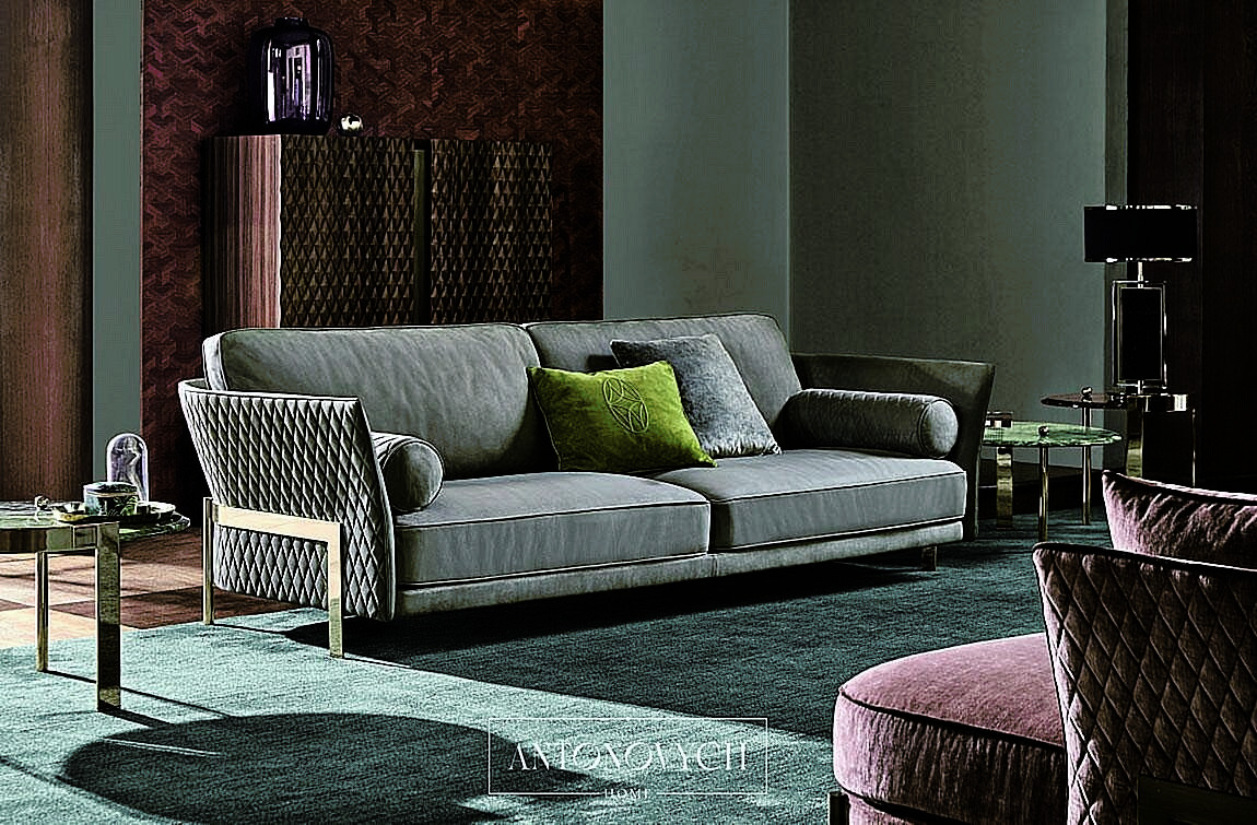 Angelo Cappellini Opera Contemporary Cosmo Living Room, view 8
