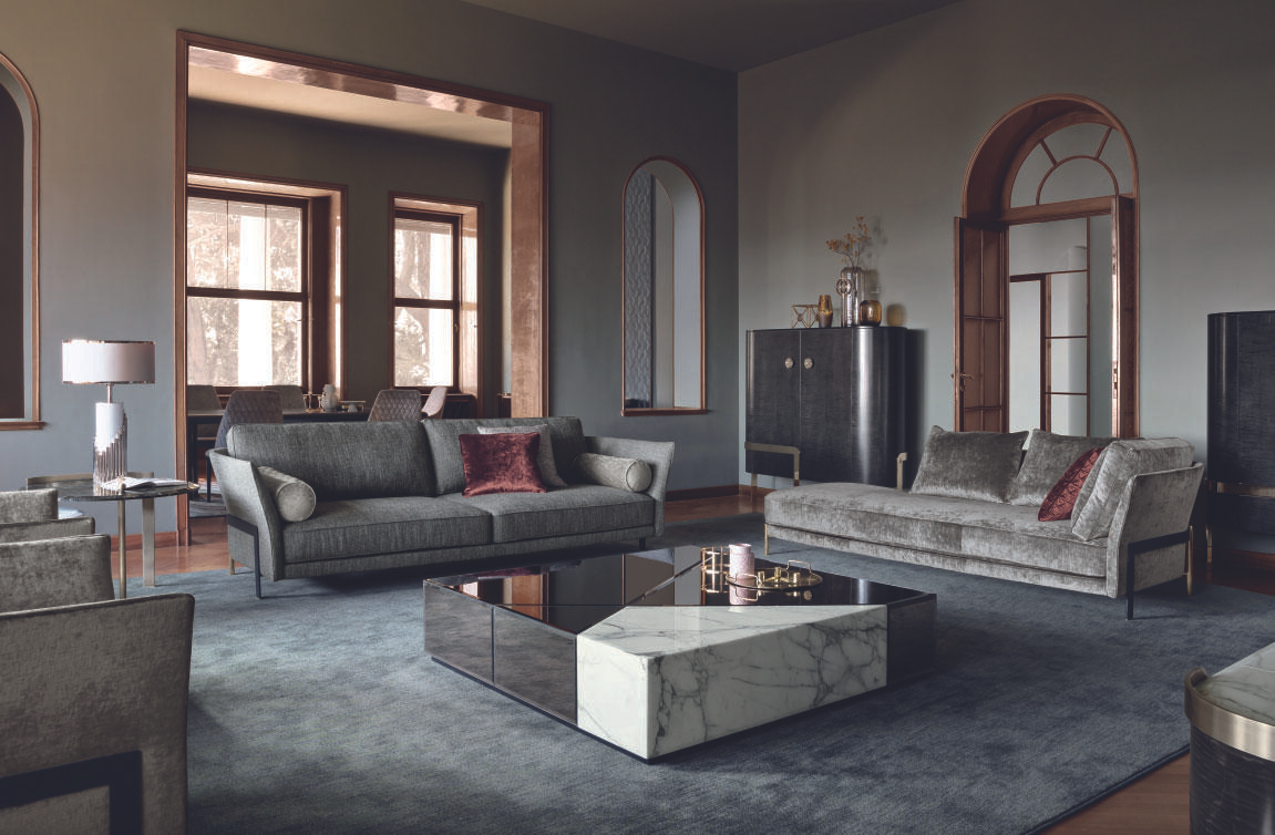 Angelo Cappellini Opera Contemporary Cosmo Living Room
