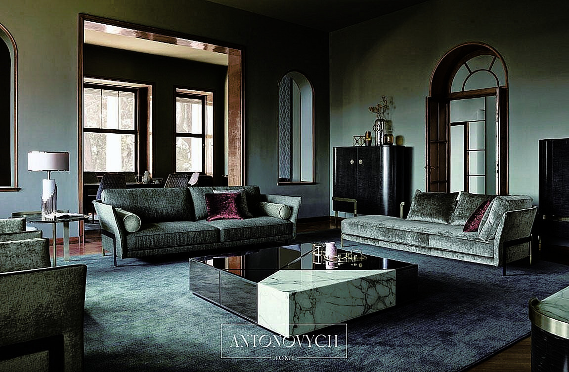 Angelo Cappellini Opera Contemporary Cosmo Living Room, view 4