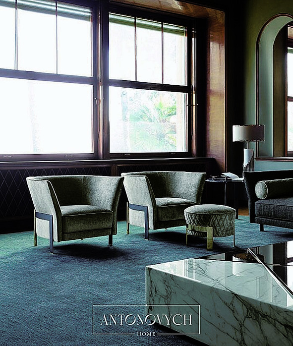 Angelo Cappellini Opera Contemporary Cosmo Living Room, view 3