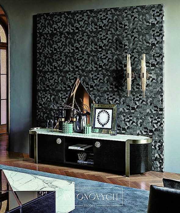 Angelo Cappellini Opera Contemporary Cosmo Living Room, view 10