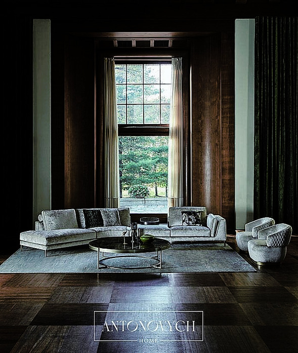 Angelo Cappellini Opera Contemporary Ferdinand Living Room, view 15