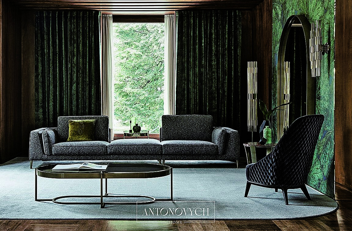 Angelo Cappellini Opera Contemporary Ferdinand Living Room, view 5
