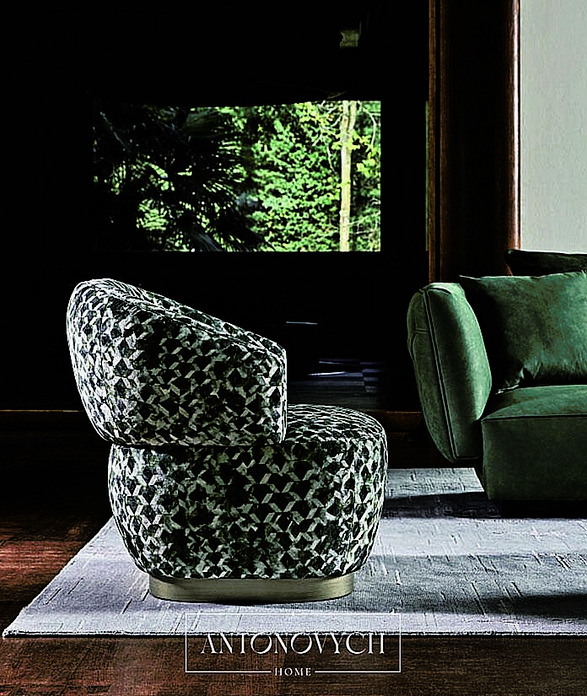 Angelo Cappellini Opera Contemporary Simon Living Room, view 4