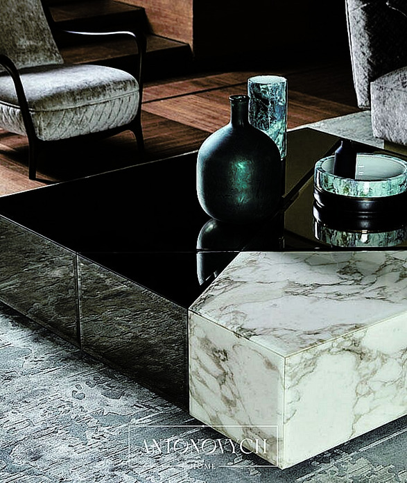 Angelo Cappellini Opera Contemporary Simon Living Room, view 5