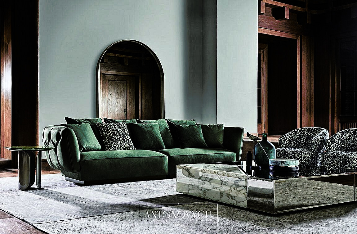 Angelo Cappellini Opera Contemporary Simon Living Room, view 9