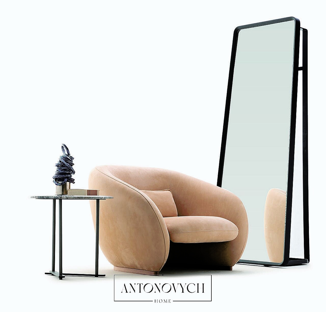 Botero Armchair by Ulivi, Vanity Atmosphere Collection, view 3