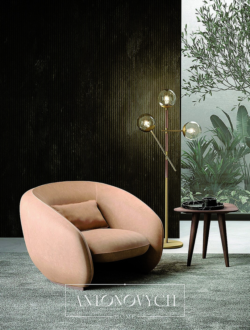 Botero Armchair by Ulivi, Vanity Atmosphere Collection, view 4