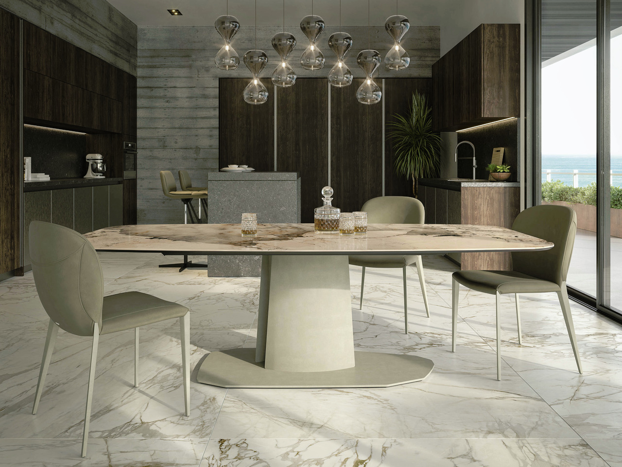 Cattelan Italia Aviator Keramik Lift Table