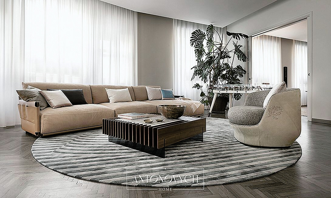 Giorgetti Adam Sofas for Italian Living Rooms, view 3