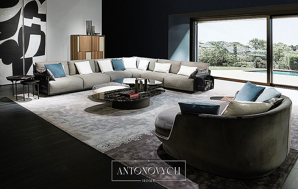 Giorgetti Adam Sofas for Italian Living Rooms, view 2