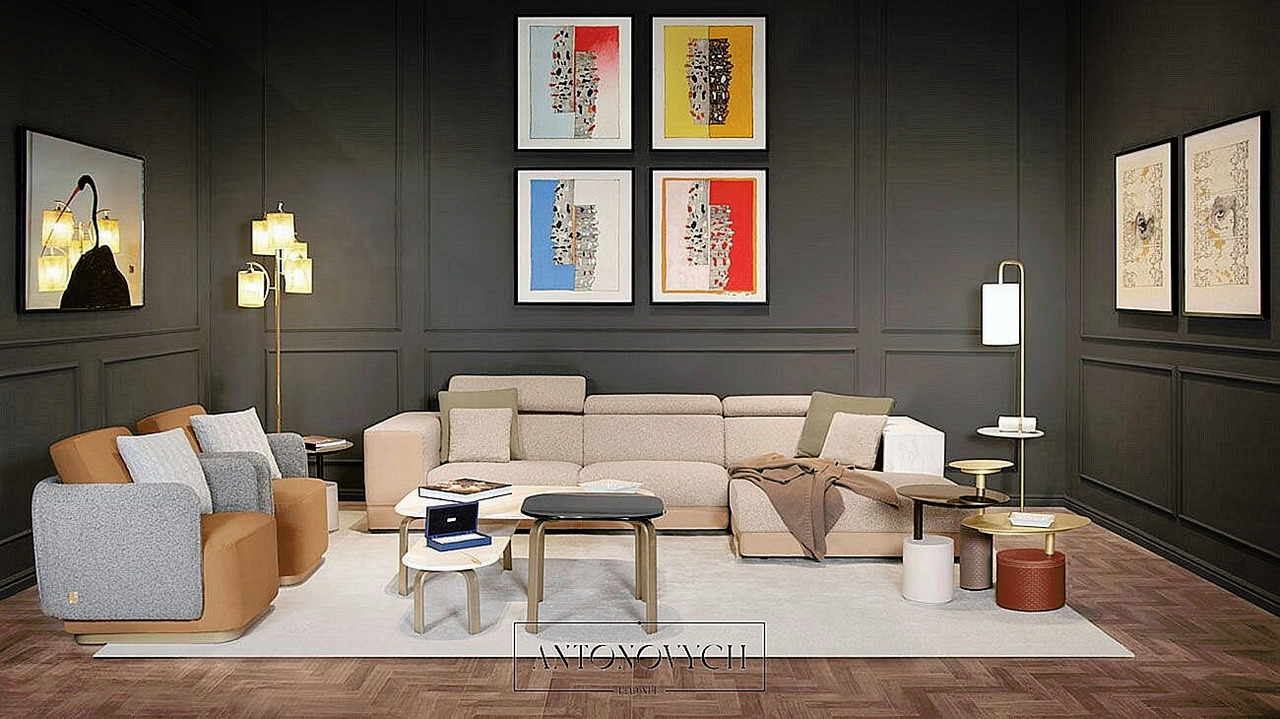 Formitalia Piera Glamour Upholstered Furniture Collection, view 3