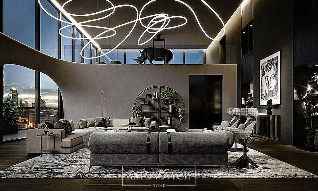 Gianfranco Ferre Home Gallerist 1 Living Room, view 2