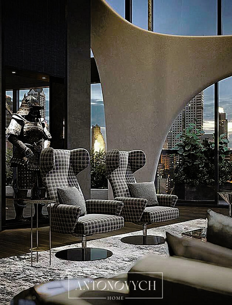 Gianfranco Ferre Home Gallerist 1 Living Room, view 6