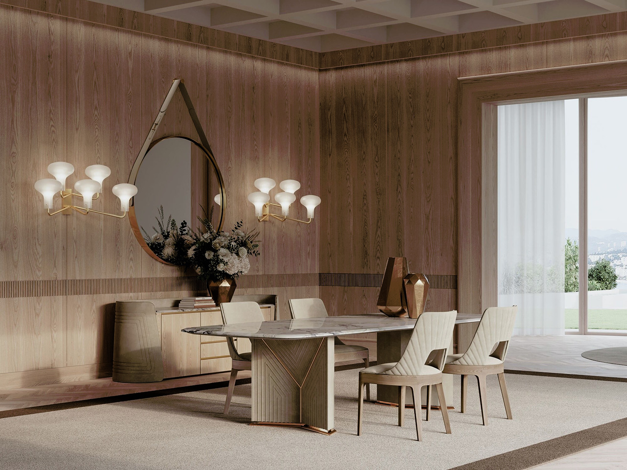 Pinto Dining Table by Vittoria Frigerio