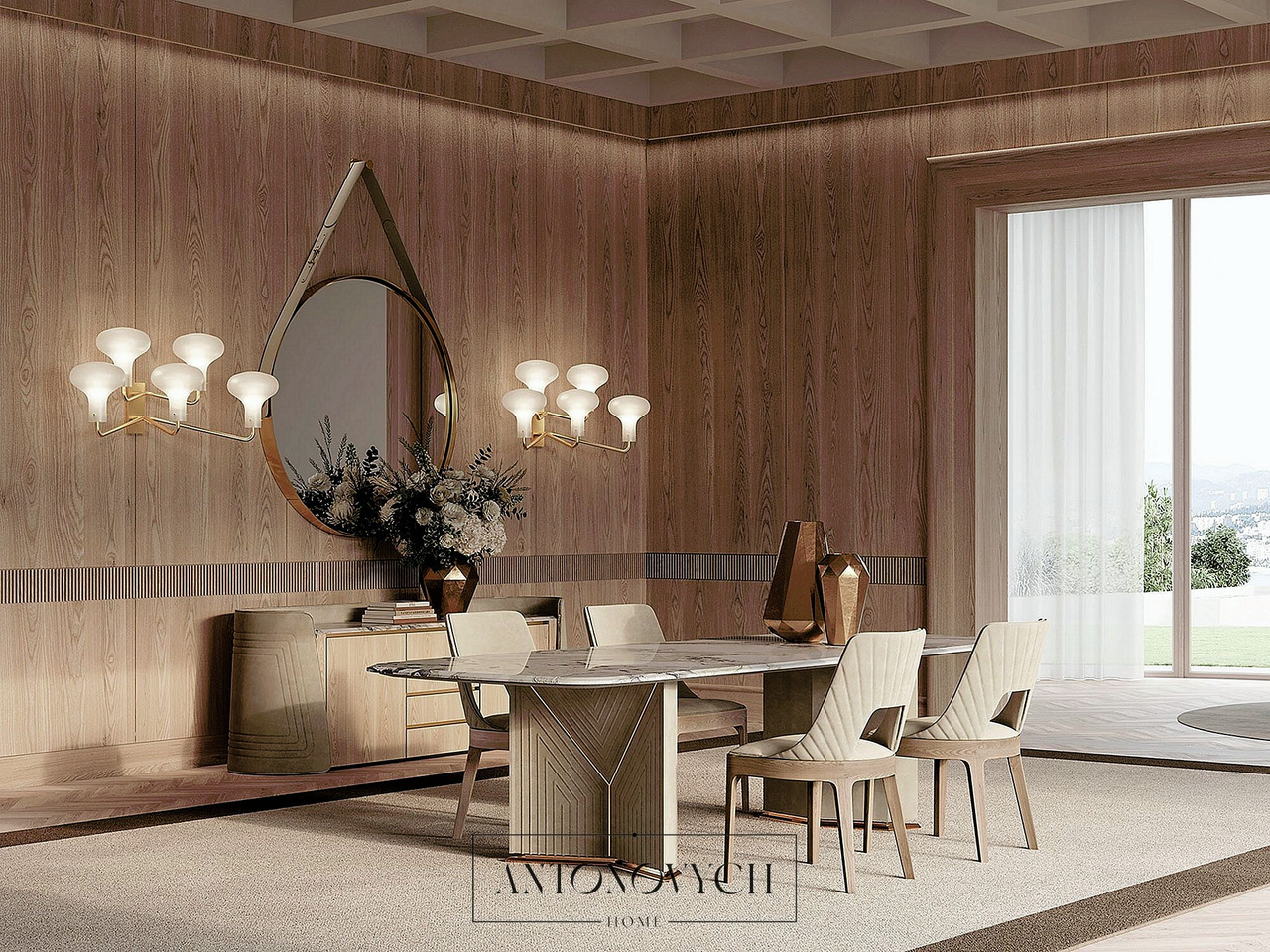 Pinto Dining Table by Vittoria Frigerio, view 6