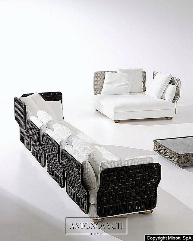 Minotti Amii Outdoor Sofa, view 8