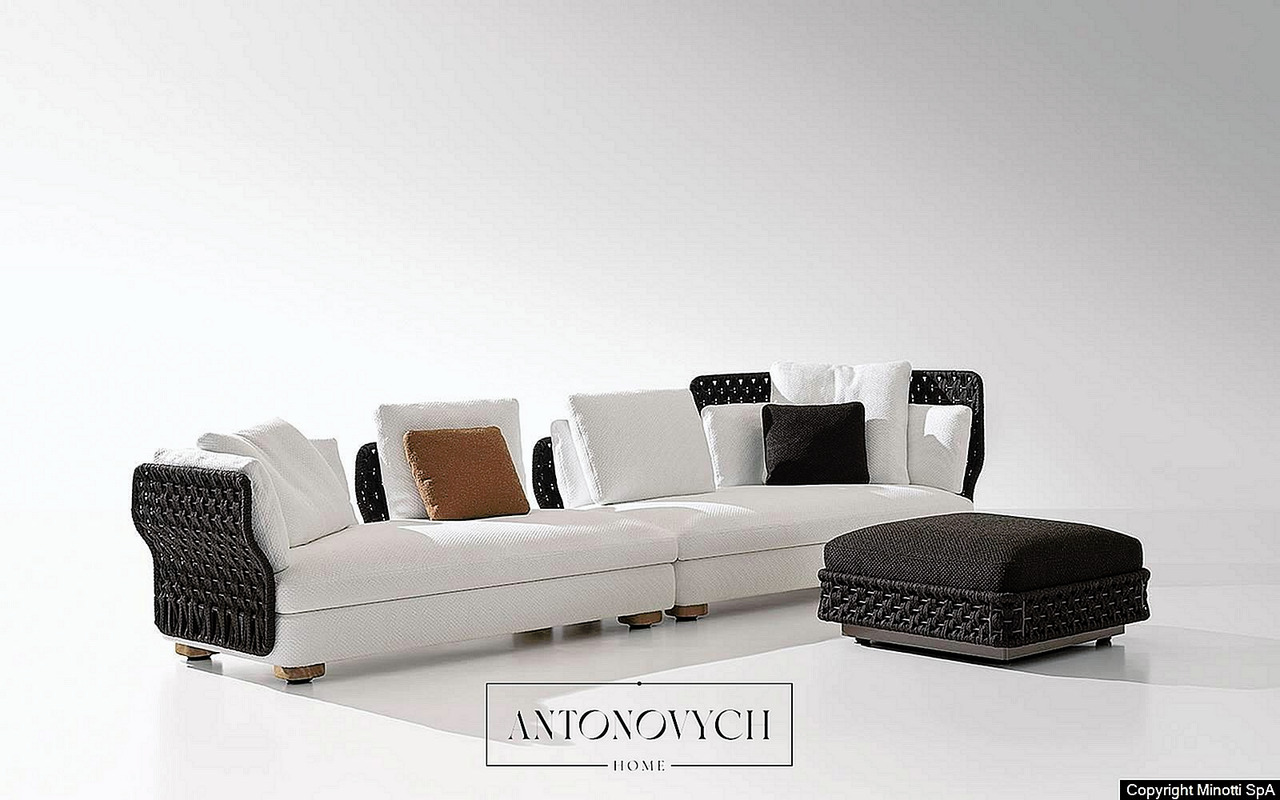 Minotti Amii Outdoor Sofa, view 9