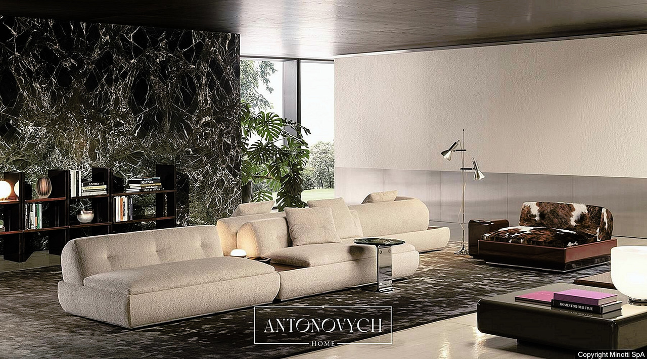 Minotti Supermoon Sofa, view 4