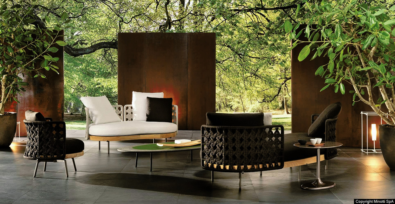 Minotti Torii Nest Outdoor Furniture