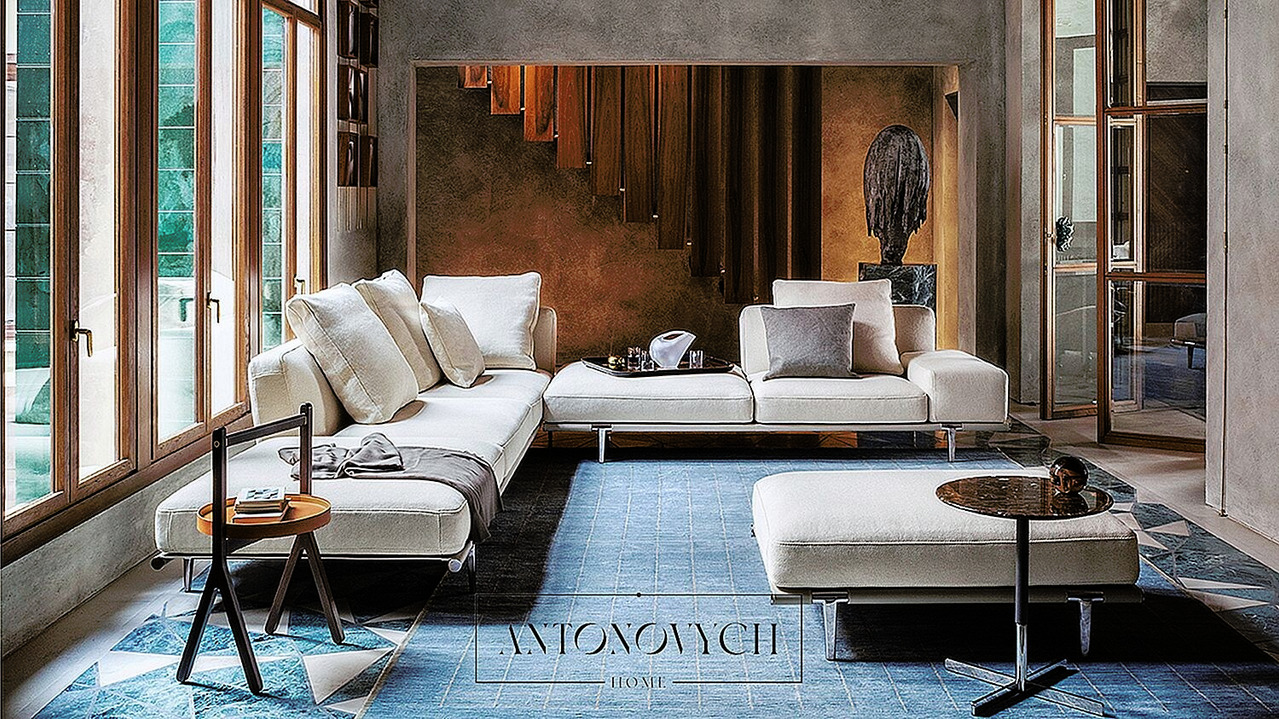 Poltrona Frau Let it Be Sofa, view 6