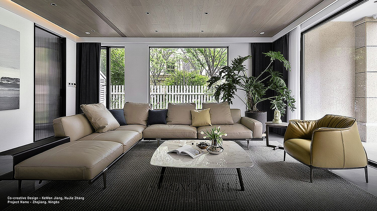 Poltrona Frau Let it Be Sofa, view 5
