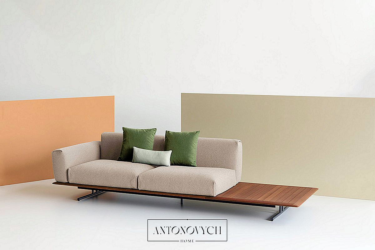 Potocco Graphic Outdoor Sofa, view 3