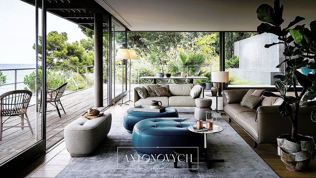 Poltrona Frau John-John Sofa, view 4