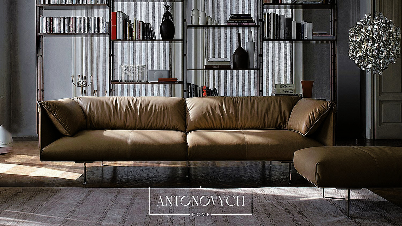 Poltrona Frau John-John Sofa, view 3
