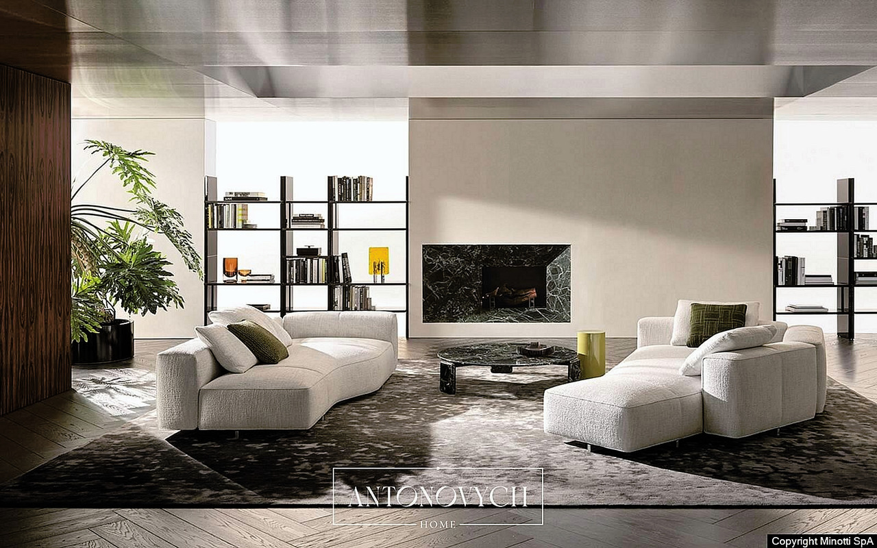 Minotti Yves Sofa, view 2