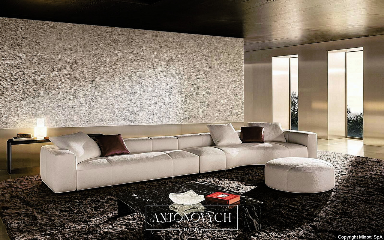 Minotti Yves Sofa, view 4