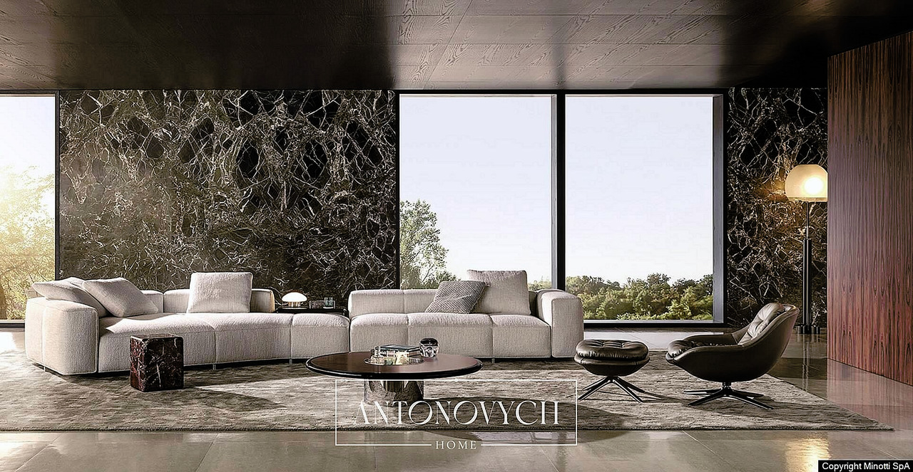 Minotti Yves Sofa, view 8
