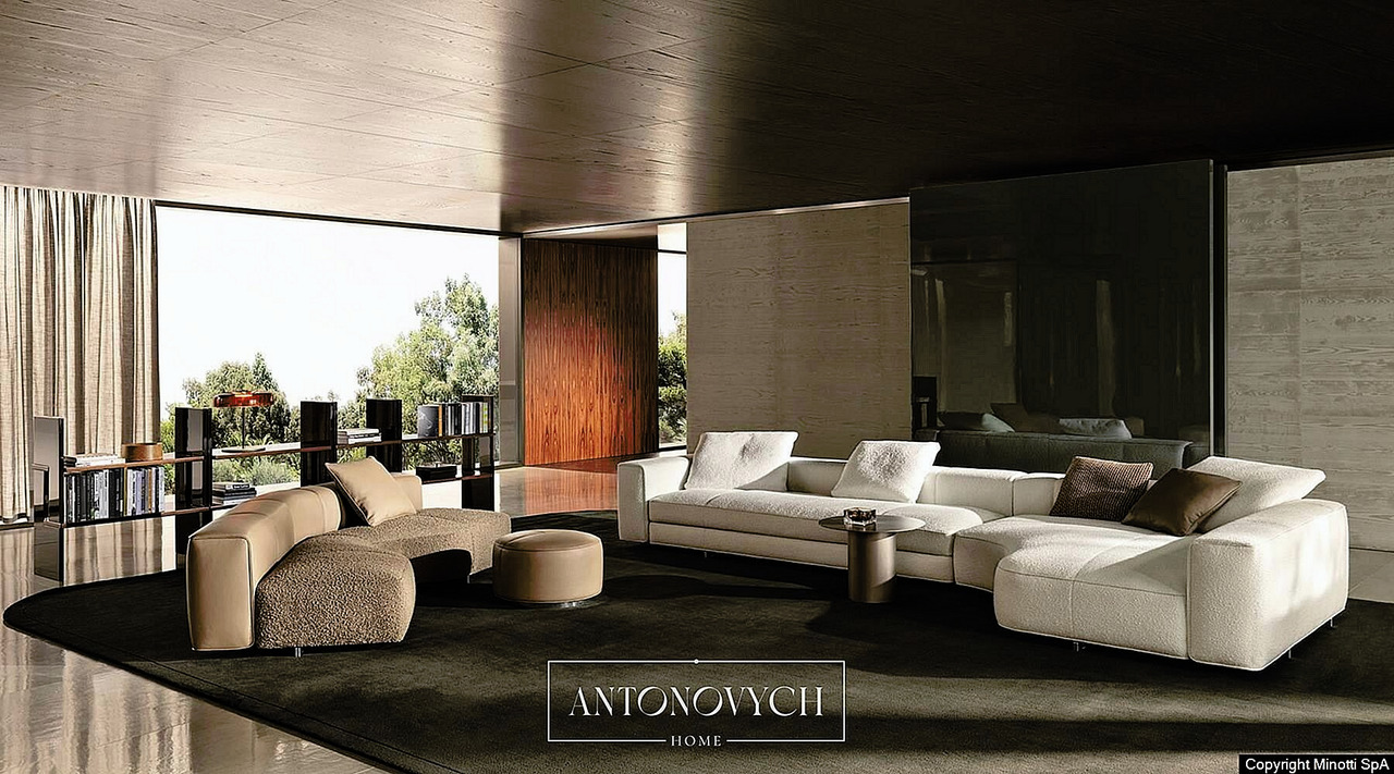 Minotti Yves Sofa, view 7