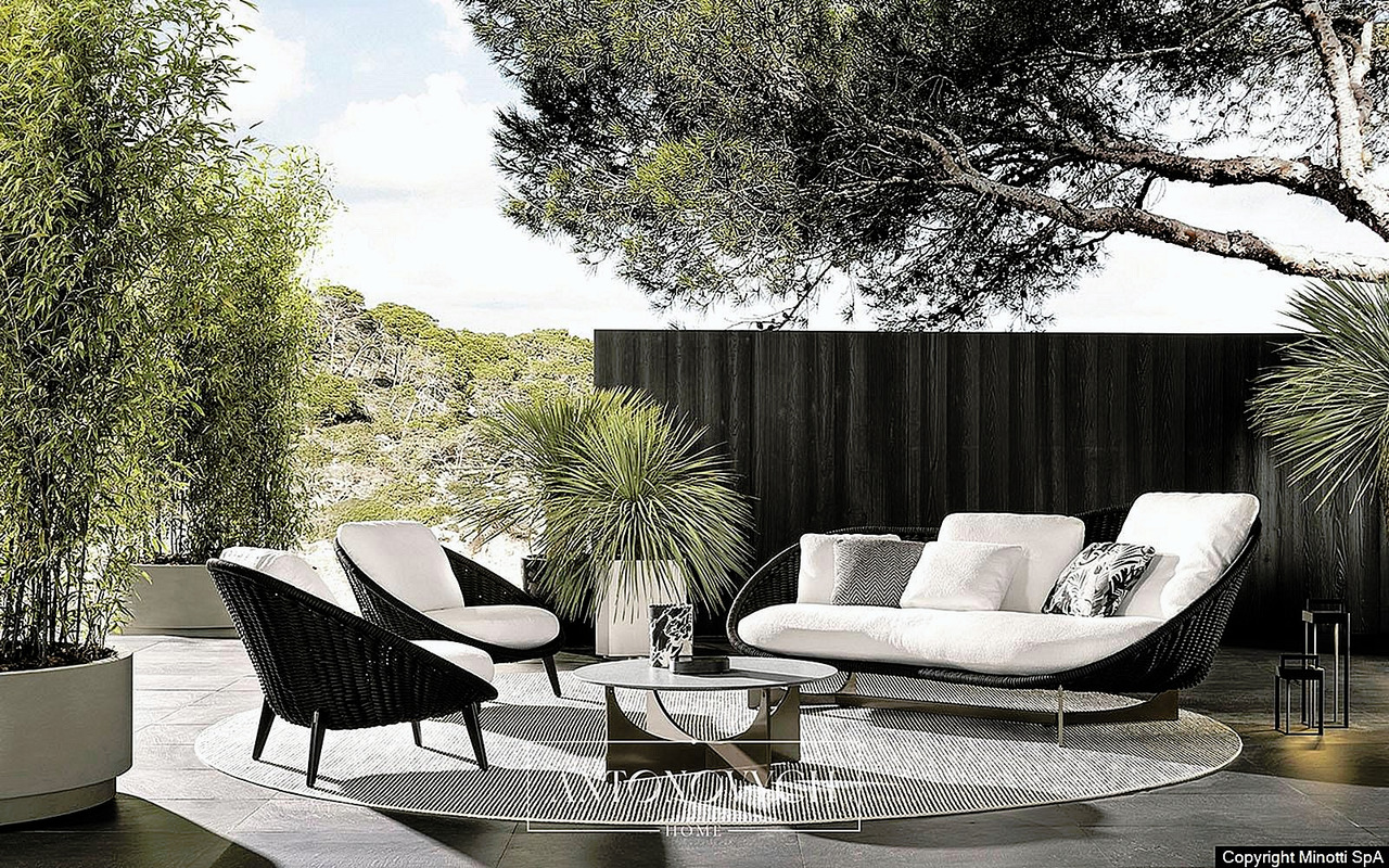 Minotti Lido Cord Outdoor Furniture, view 2